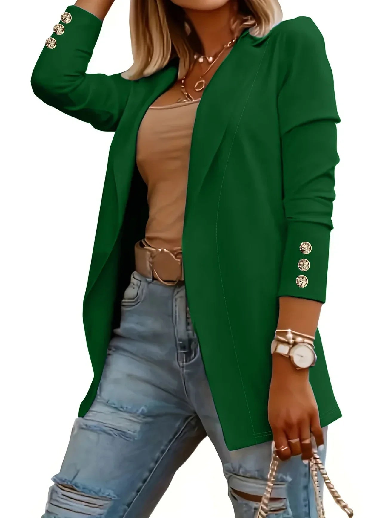 Layla | Chic Open Front Jacket
