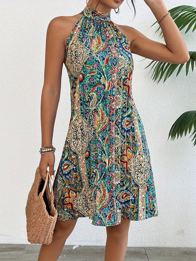 Lila | Chic Halterneck Dress