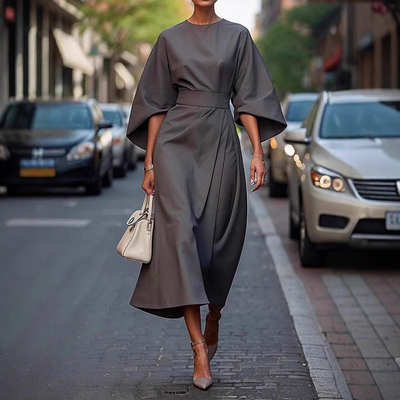 Harlowe | Dramatic Sleeve Cinch Dress
