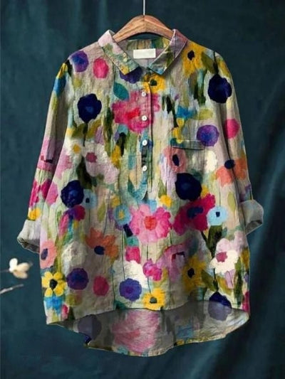Liliane | Breezy Floral Print Blouse