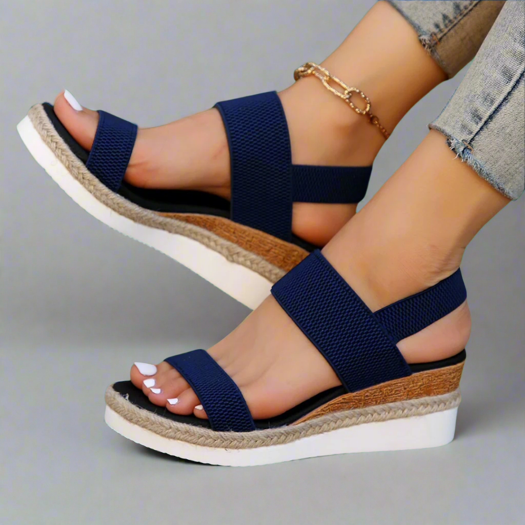 Soren | Black Platform Sandals