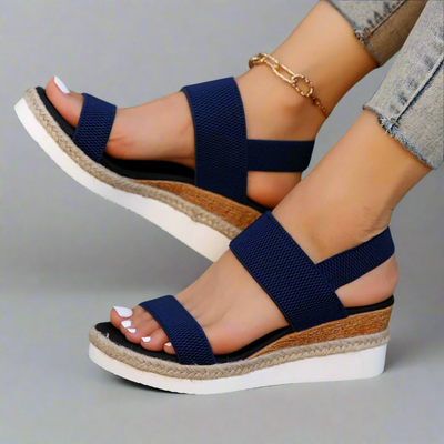 Soren | Black Platform Sandals