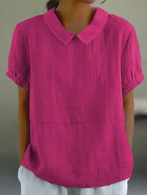 Savannah | Relaxed Luxe Collared Top