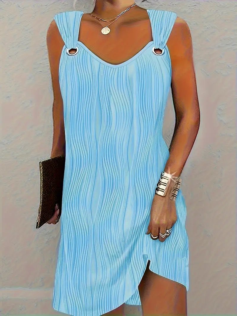 Raya | Textured Sleeveless Mini Dress