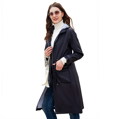 Sloane | Waterproof Hooded Trenchcoat