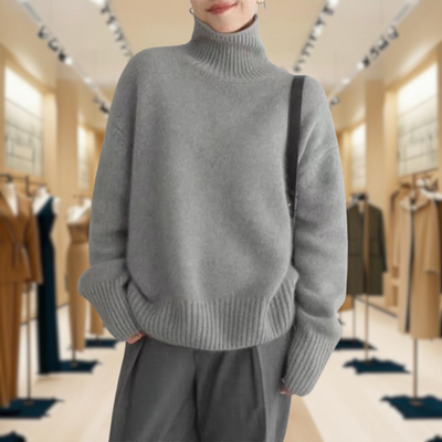 Reagan | Slim Wool-Blend Turtleneck Sweater