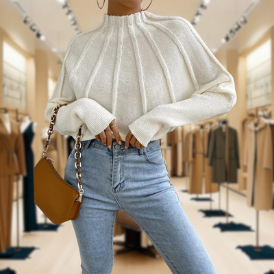 Isla | Relaxed Dolman Sleeve Knit Sweater