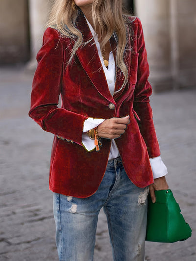 Harper | Timeless Velvet Blazer