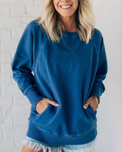 Emery | Ribbed Sweater with Pockets