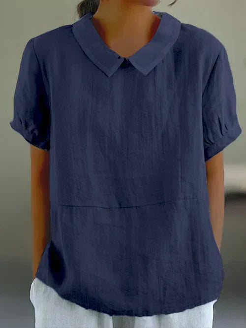 Savannah | Relaxed Luxe Collared Top