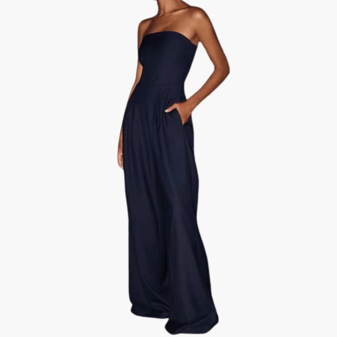 Emery | Backless Loose Leg Jumpsuit
