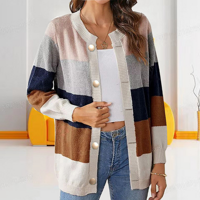 Dakota | Colorblock Knit Cardigan