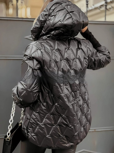 Rowan | Quilted Hooded Puffy Jacket