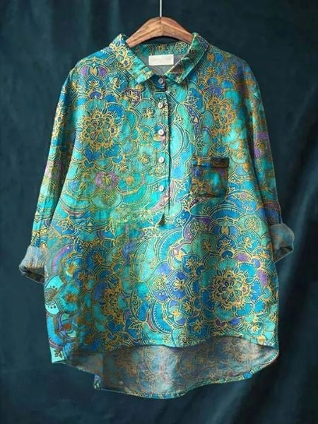 Liliane | Breezy Floral Print Blouse