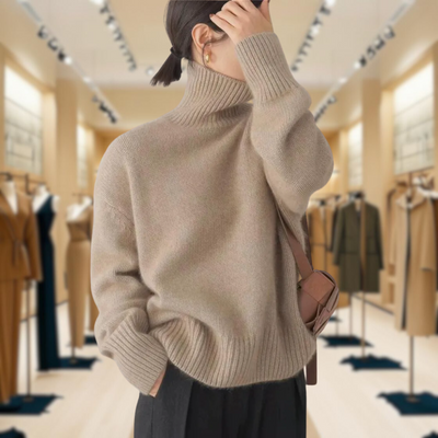 Reagan | Slim Wool-Blend Turtleneck Sweater
