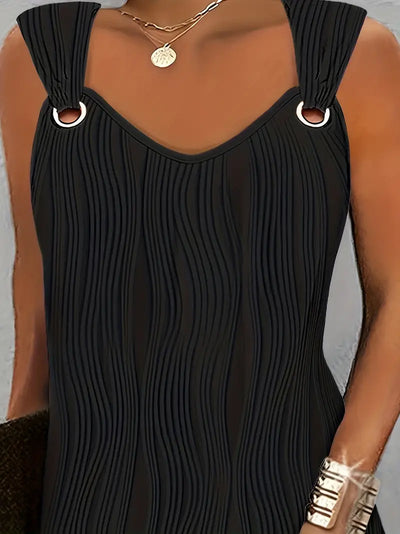 Raya | Textured Sleeveless Mini Dress