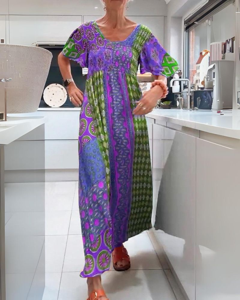 Melania | Colurful Bohemian Dress