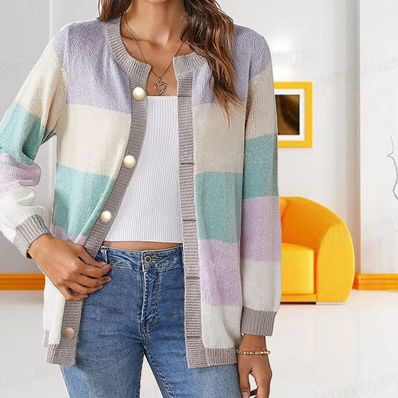Dakota | Colorblock Knit Cardigan