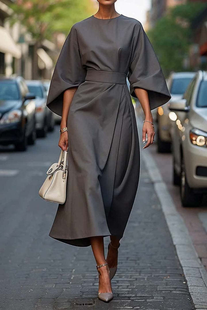 Harlowe | Dramatic Sleeve Cinch Dress