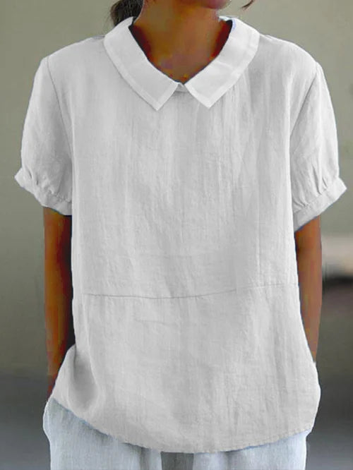 Savannah | Relaxed Luxe Collared Top
