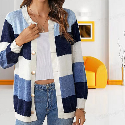 Dakota | Colorblock Knit Cardigan