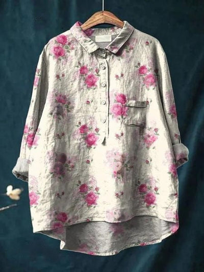 Liliane | Breezy Floral Print Blouse