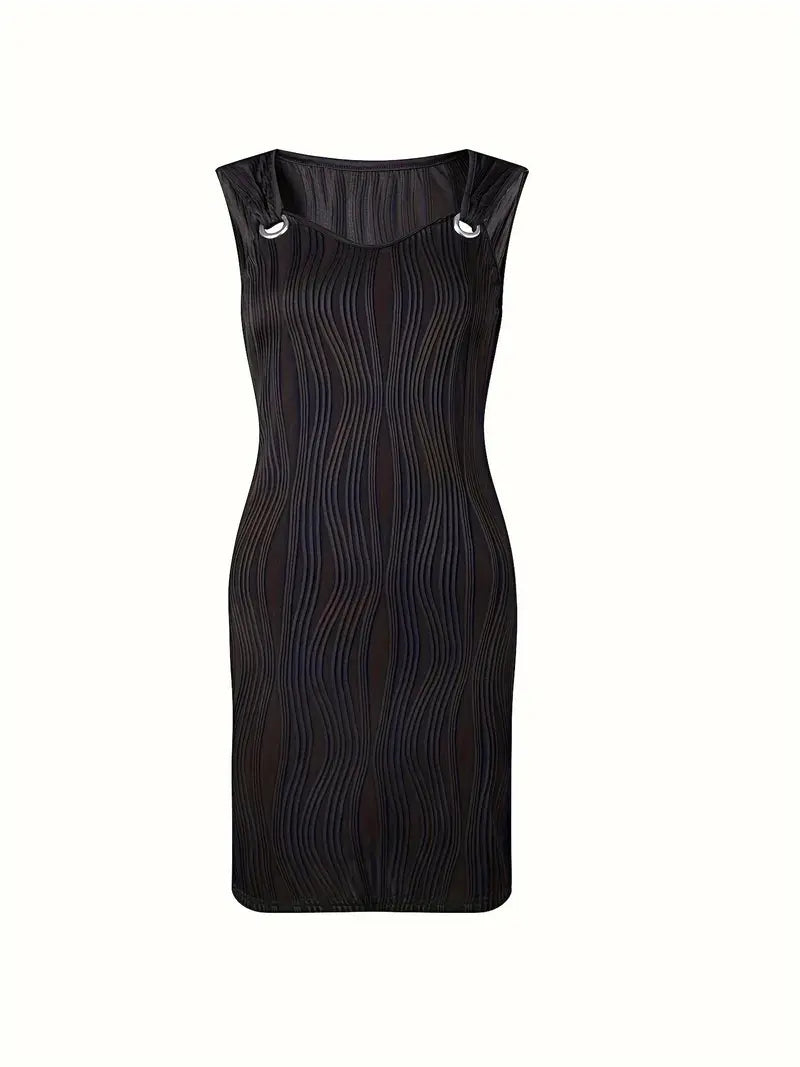 Raya | Textured Sleeveless Mini Dress