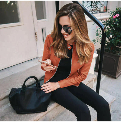 Sophia | Leather Jacket