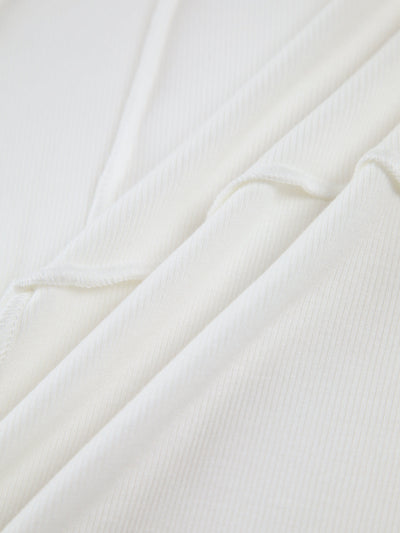 Emery | Slim Fit Ribbed Blouse