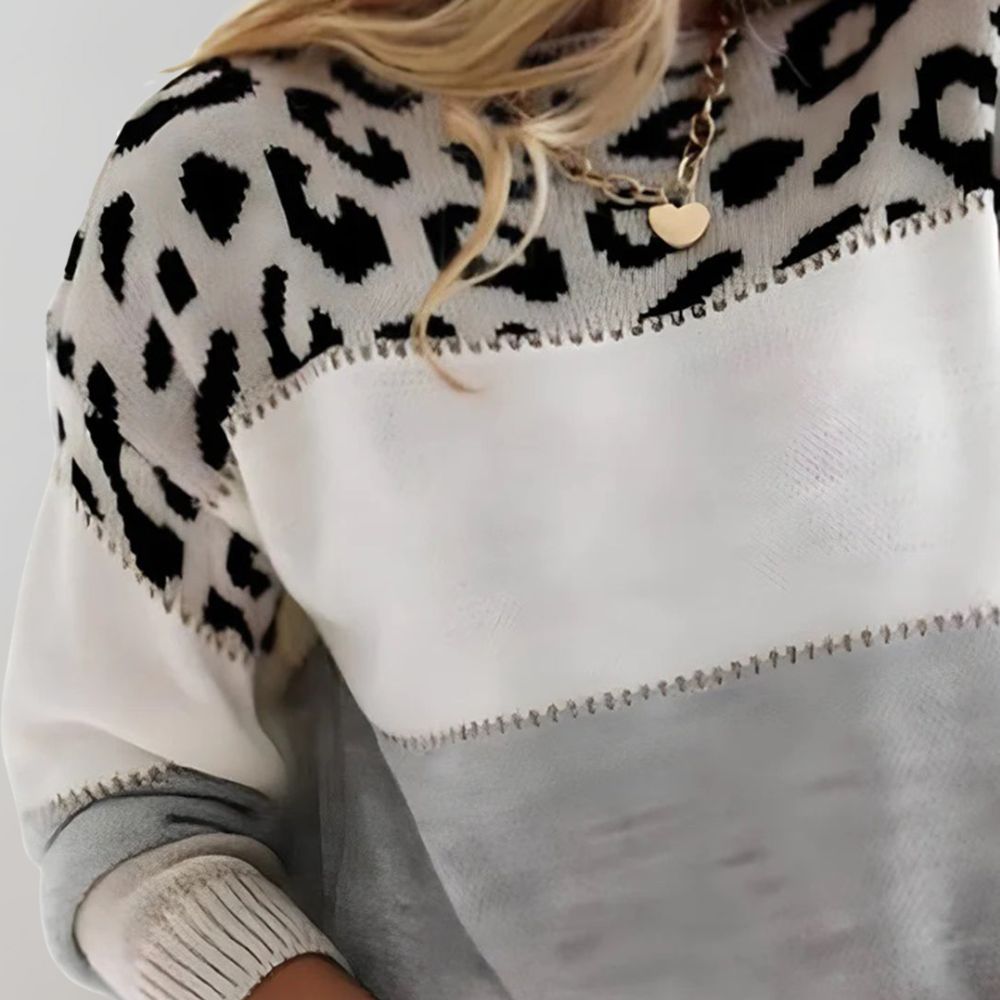 Dakota | Leopard Print Casual Hoodie