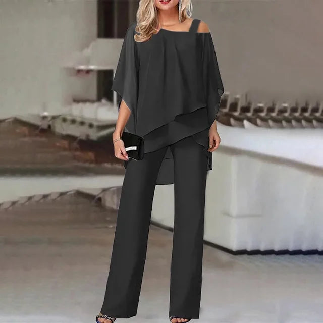 Savannah | Chiffon Two-Piece Elegance