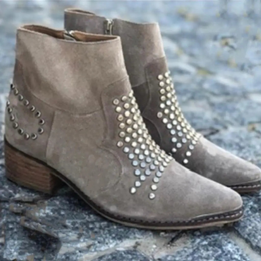 Rebel | Ankle Boots with Studs