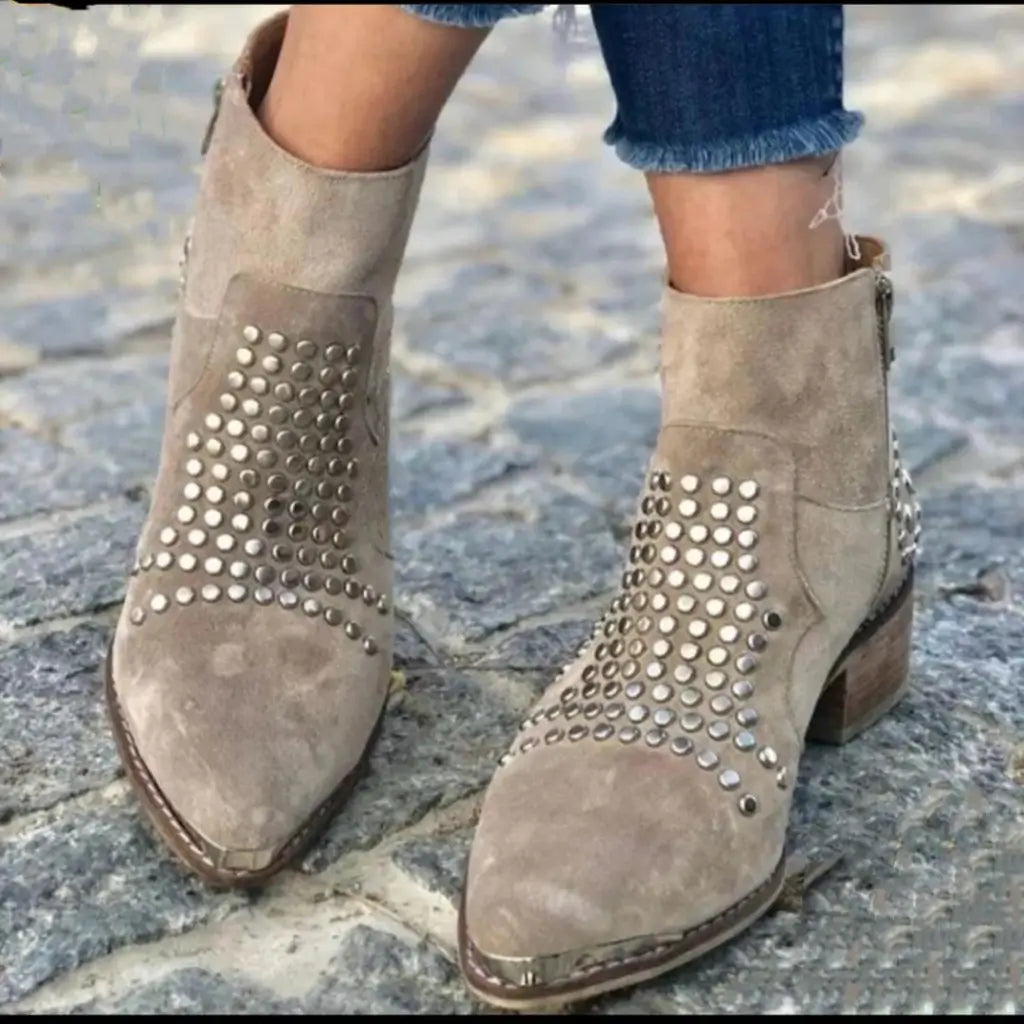 Rebel | Ankle Boots with Studs