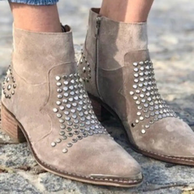 Rebel | Ankle Boots with Studs