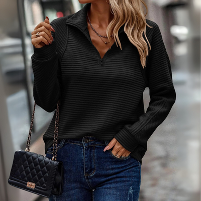 Quinn | Half-Zip Knit Pullover