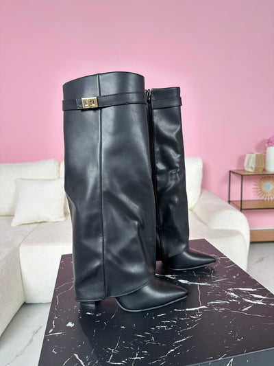 SERENA | Shark Leather Boots