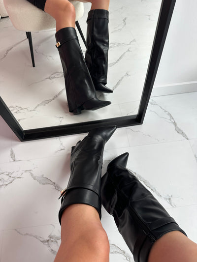 SERENA | Shark Leather Boots
