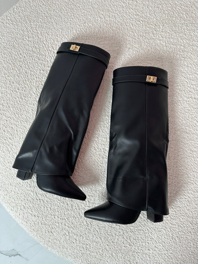 SERENA | Shark Leather Boots