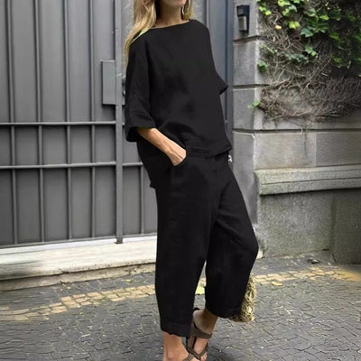 Solene | Cotton-Linen Two-Piece Set
