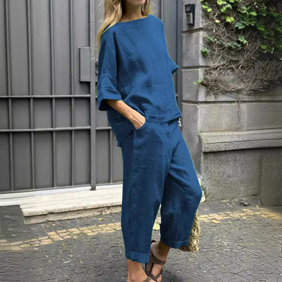 Solene | Cotton-Linen Two-Piece Set
