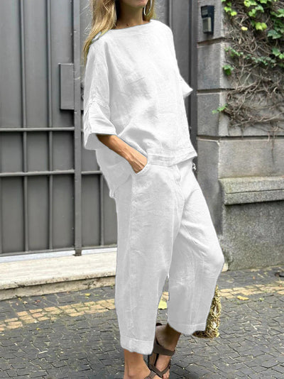 Solene | Cotton-Linen Two-Piece Set