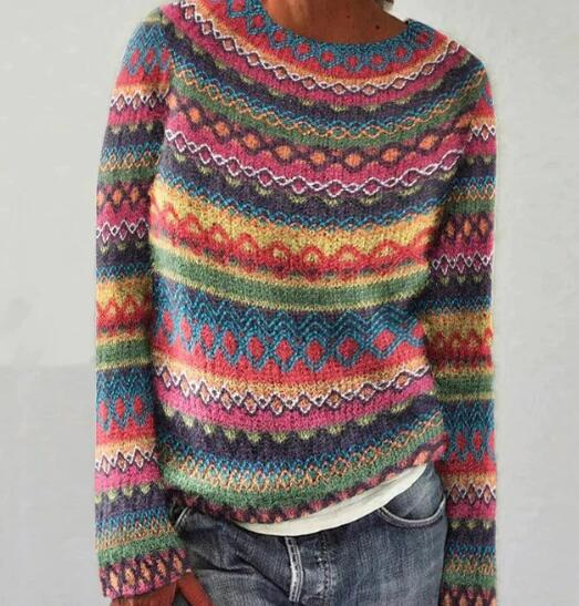 Reagan | Colorblock Knit Pullover