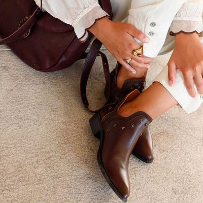 Sierra | Western Boots with Star Studs