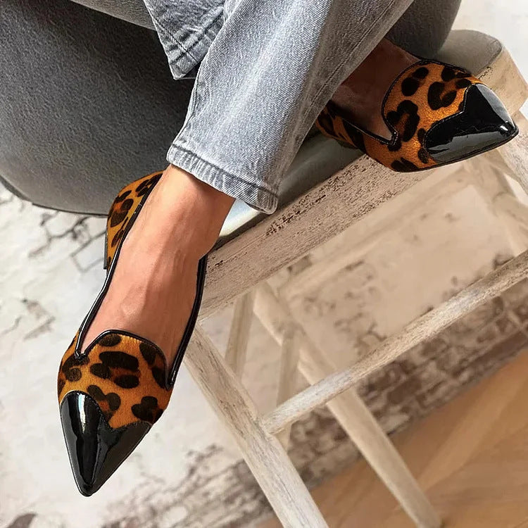 Elle | Refined Animal Print Ballet Flats