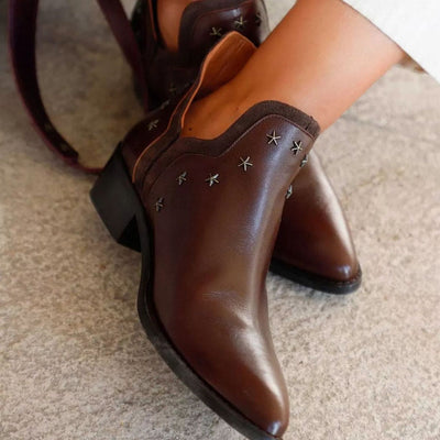 Sierra | Western Boots with Star Studs