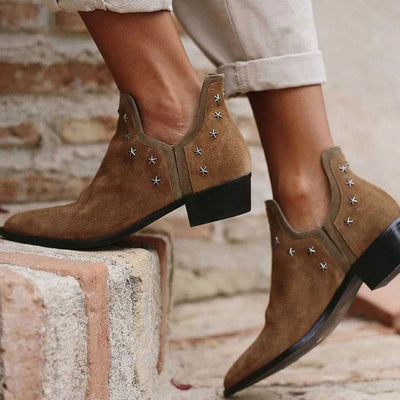 Sierra | Western Boots with Star Studs