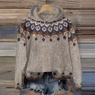 Dakota | Retro Ethnic Print Hoodie