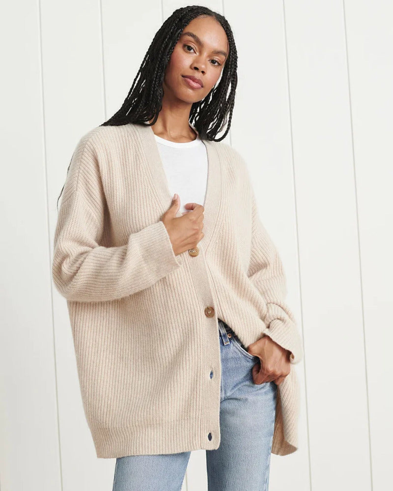 Tamsin | Plush Cocoon Knit Cardigan