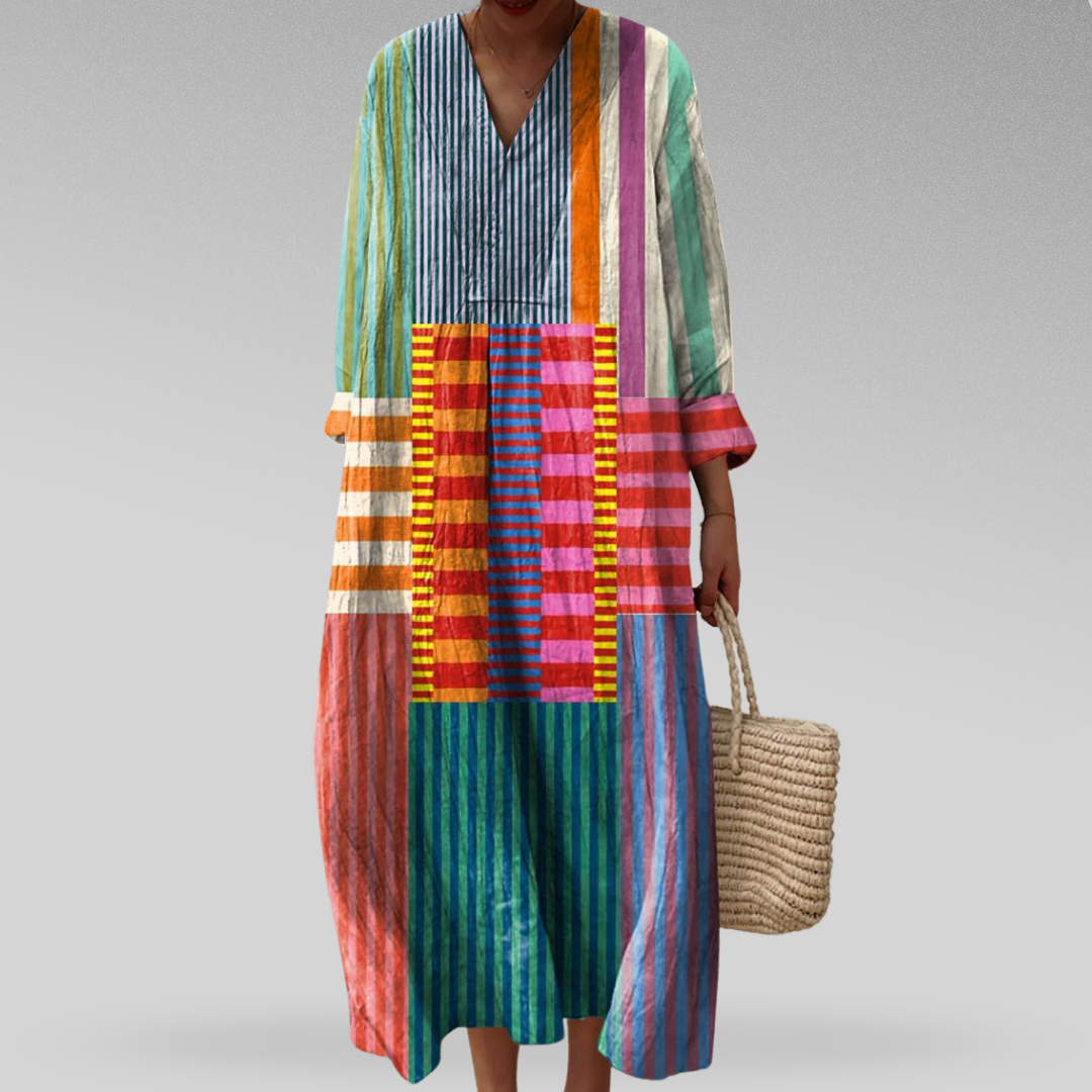 Marivelle | Colorblock Breeze Maxi Dress