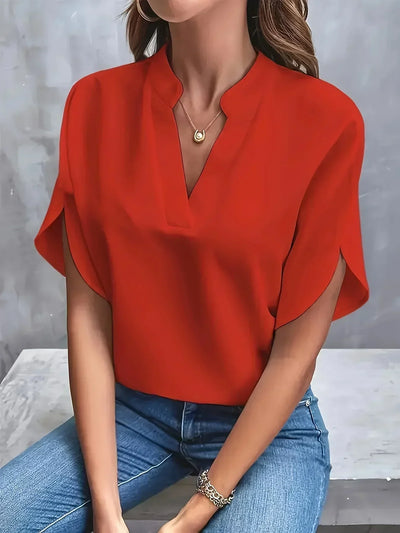 Sienna | Elegant V-Neck Blouse